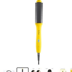 dryer bar the curl party heated curling round brush